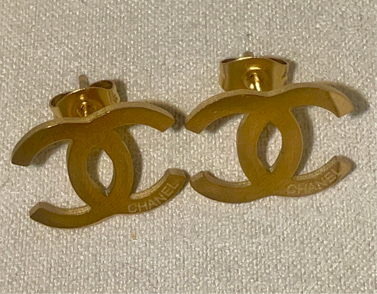 Mid Size CC Gold Studs