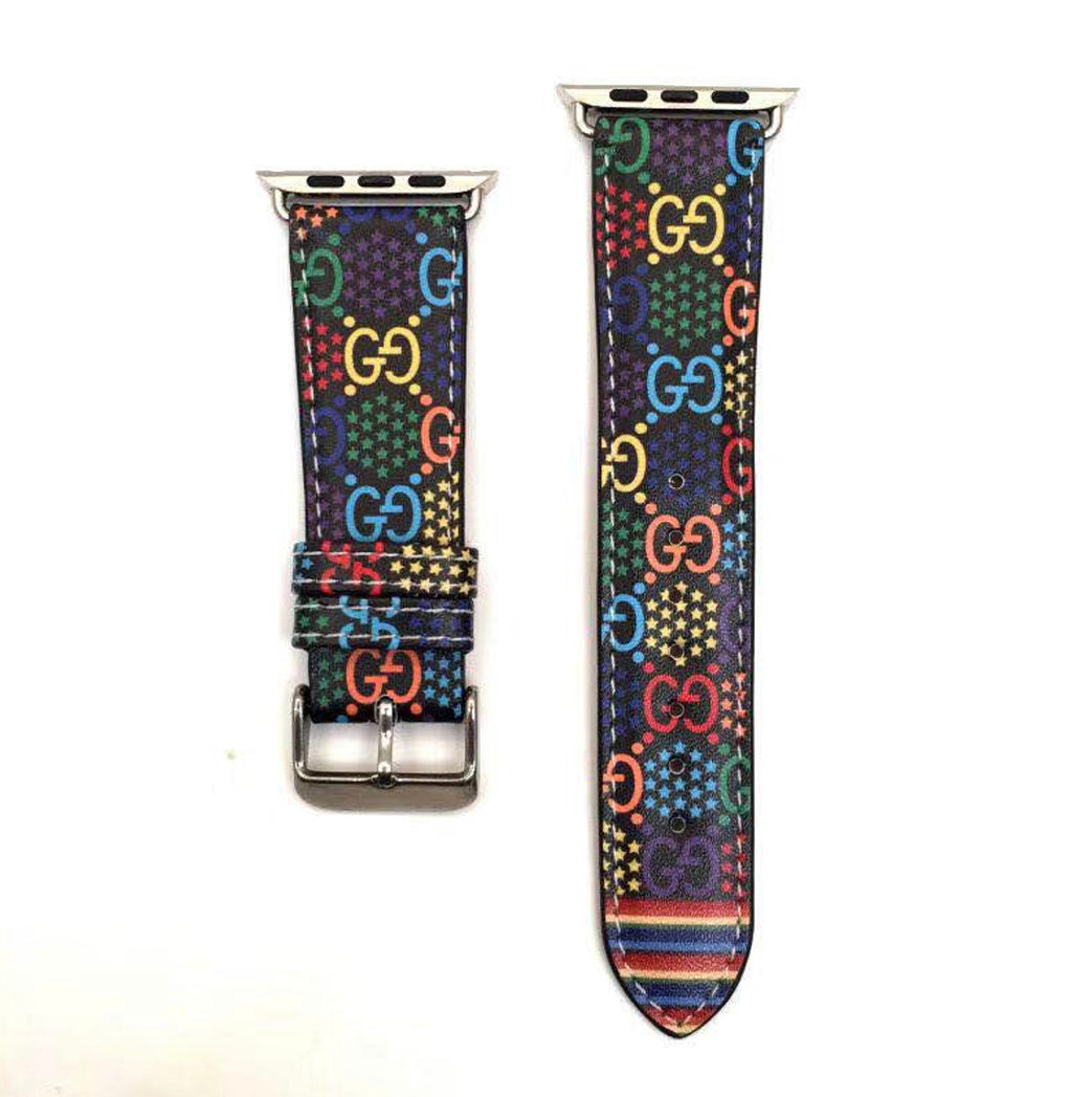Colorful Gucci Monogram Watch Band