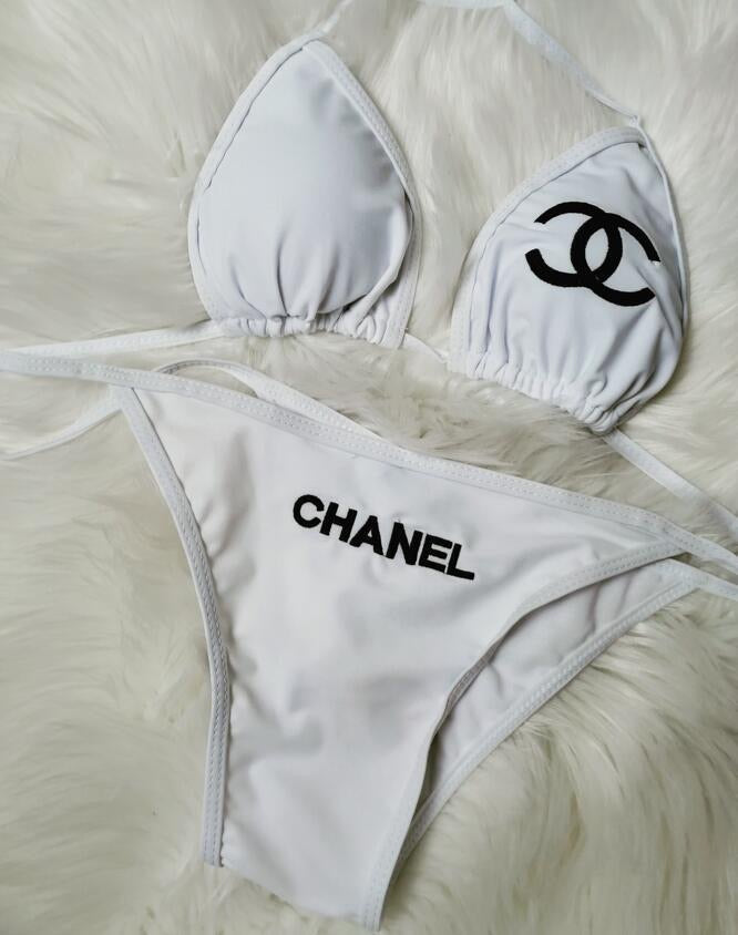 Luxe CC Bikini – Signature Logo Set