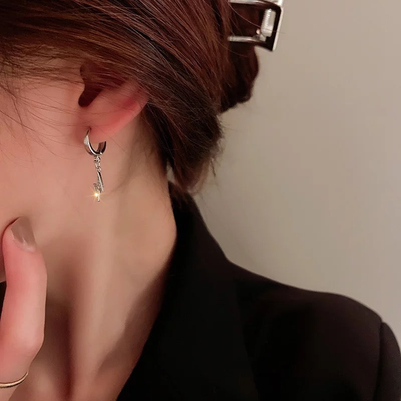 Lightning Geometric Earrings