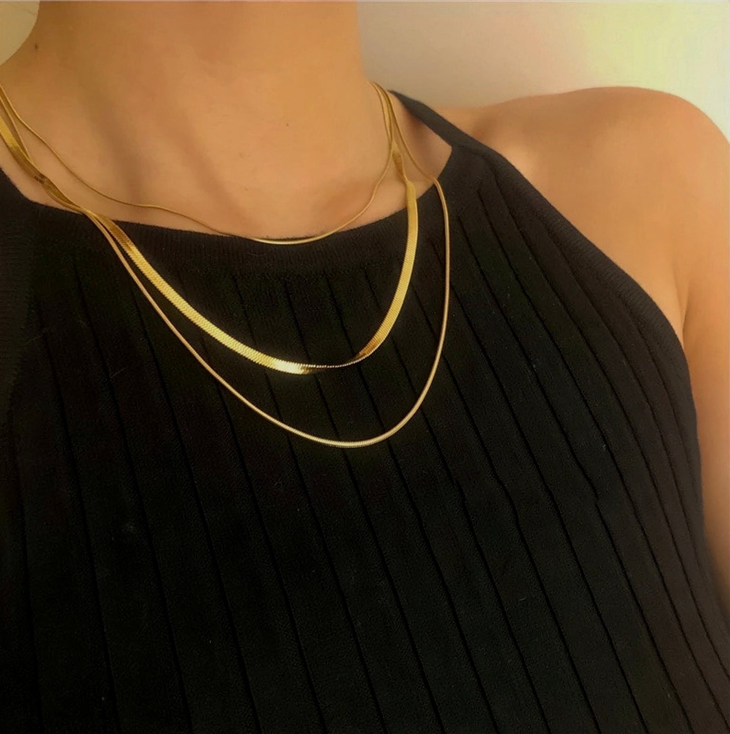 18K Gold Plated 3 in 1 Necklace