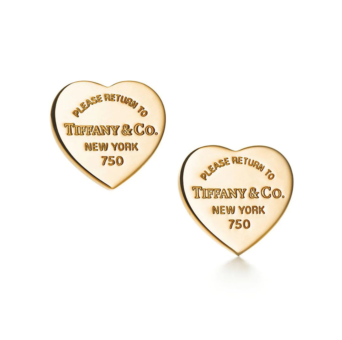 Return to T Heart Stud Earrings