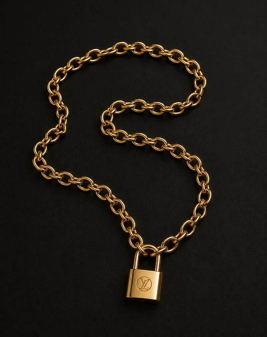 LV Lock Necklace