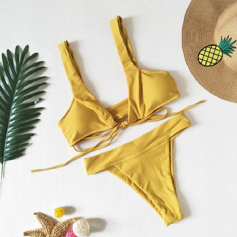 Crisscross Bikini – High-Waisted Sculpt Fit