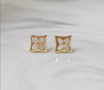 Pearl Blossom Studs