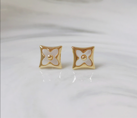 Pearl Blossom Studs