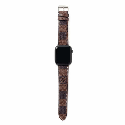 brown louis vuitton damier apple watch band